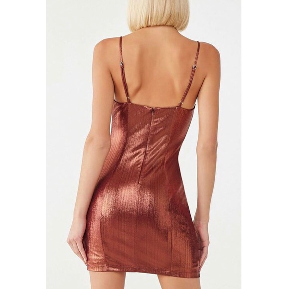 Copper Body-con Dress - Picture 3 of 4
